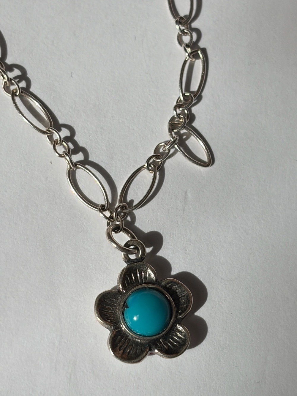 Sterling Silver Unkle Bracelet with Turquoise Stone